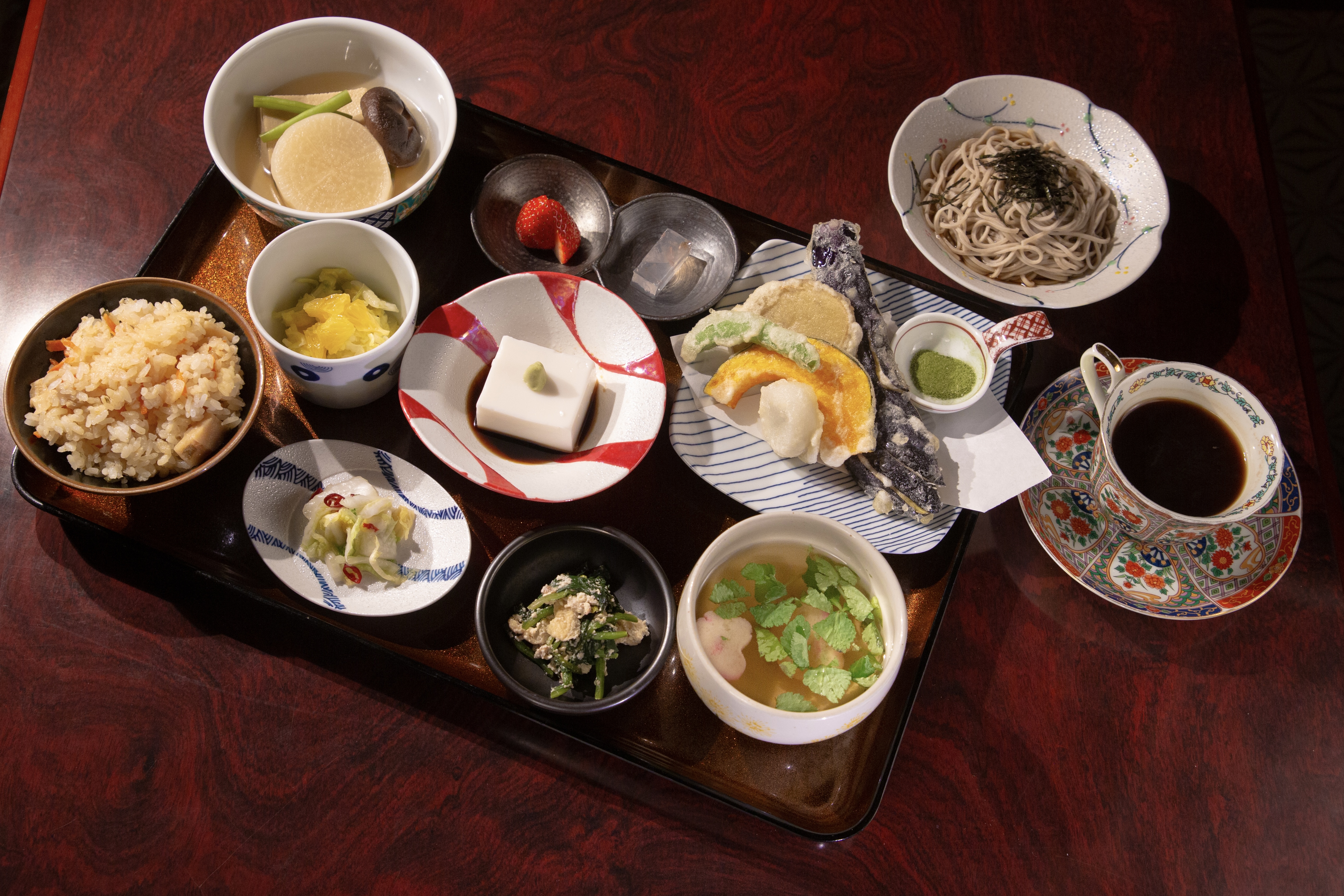 心を満たす精進御膳