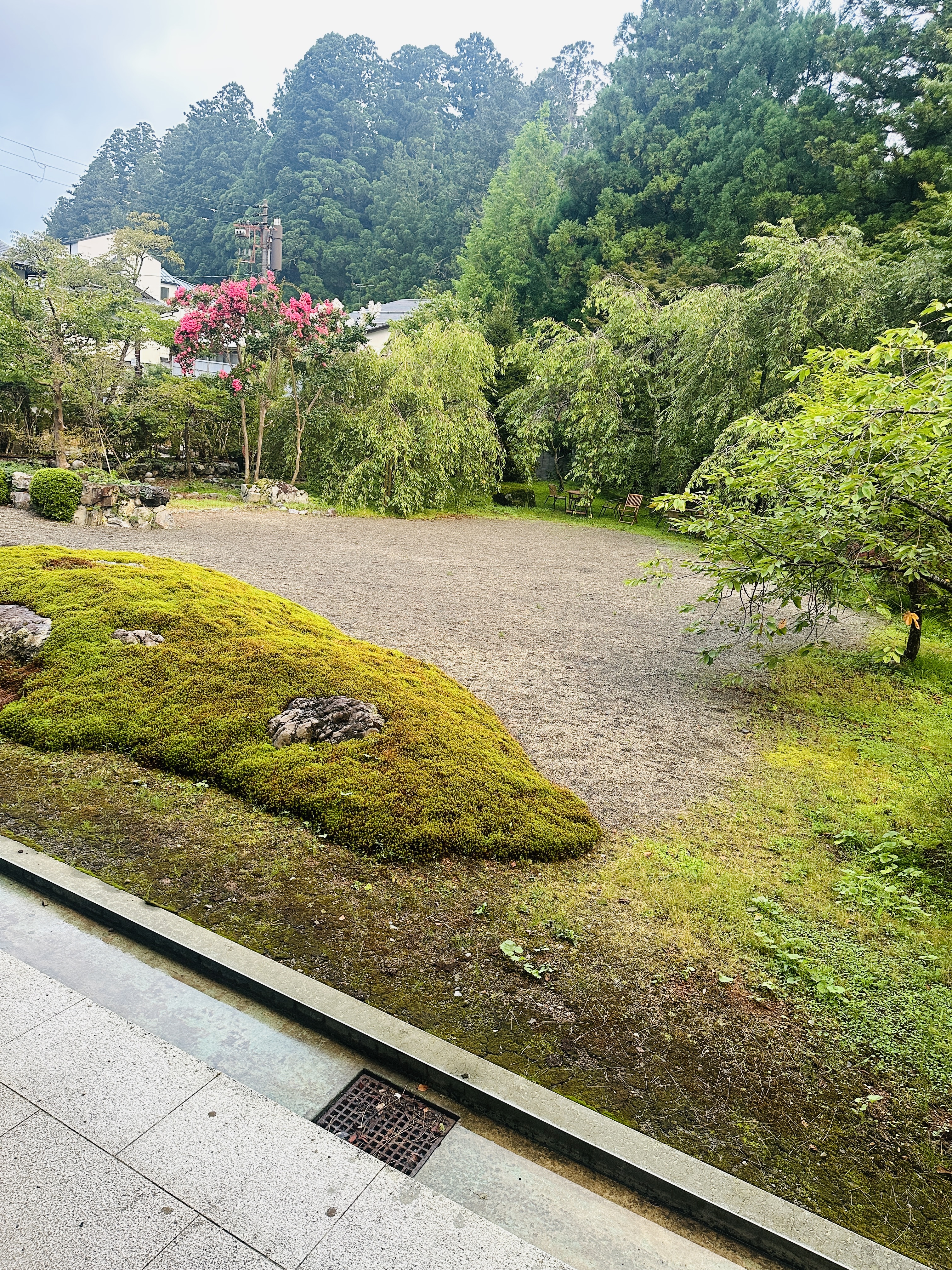 和室から眺める庭園の美