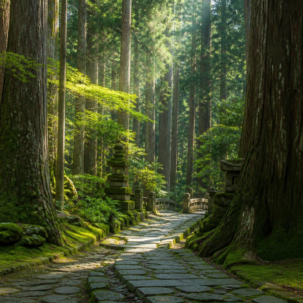 高野山の自然美に包まれるひととき。