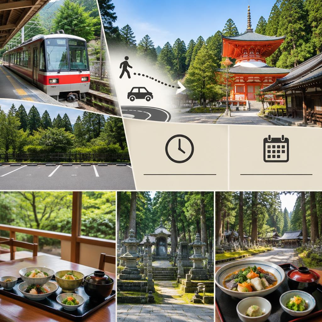 高野山観光のランチにも。アクセス・ご利用案内