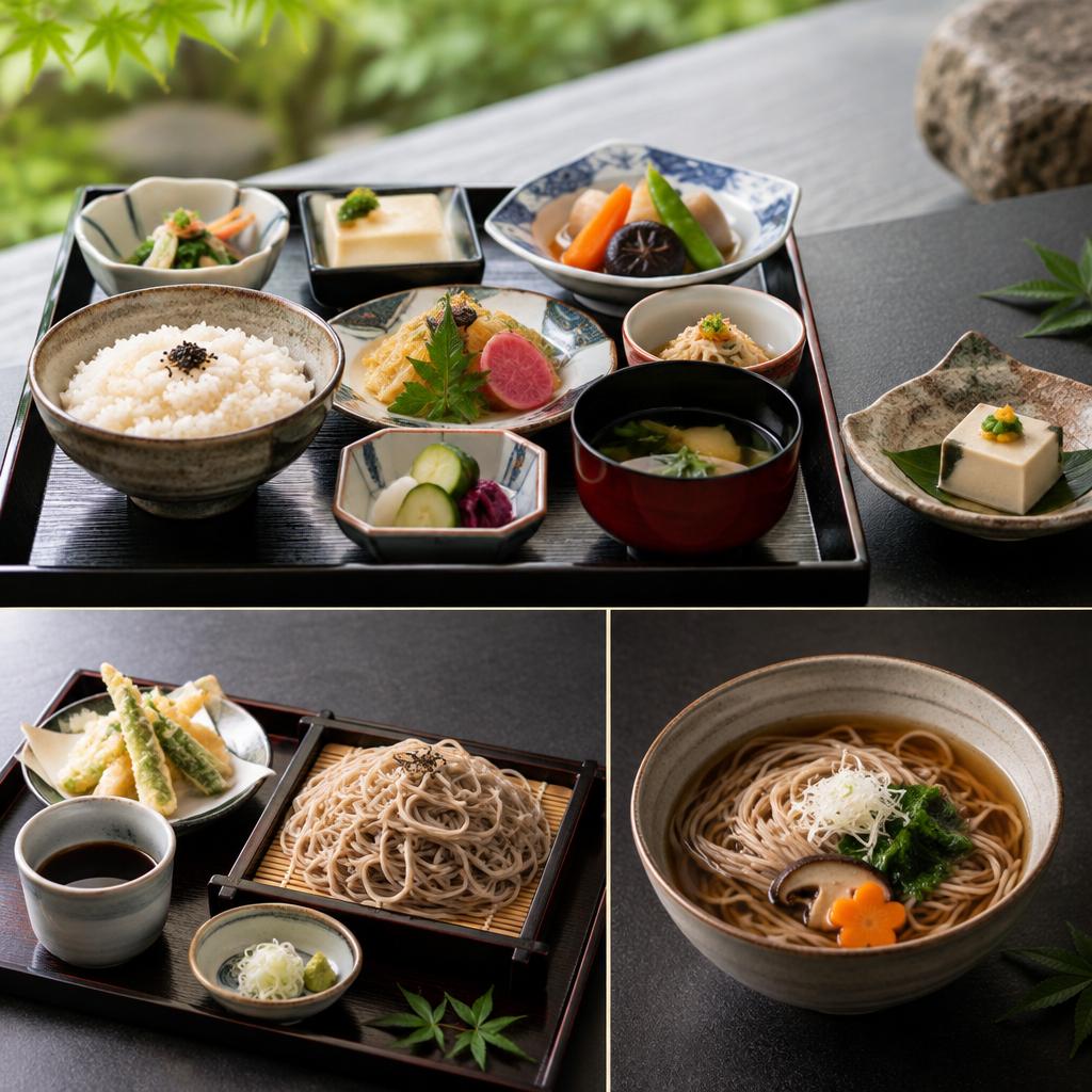 旅の思い出を彩る、精進料理の名物ランチ